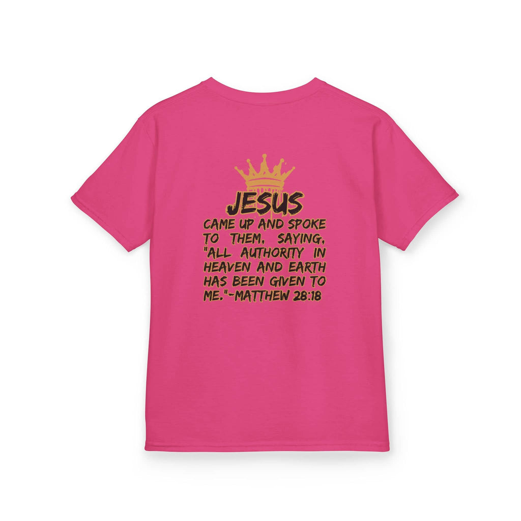 Christ Our KIng - Christian Junior Kids T-Shirt by Logos Co.