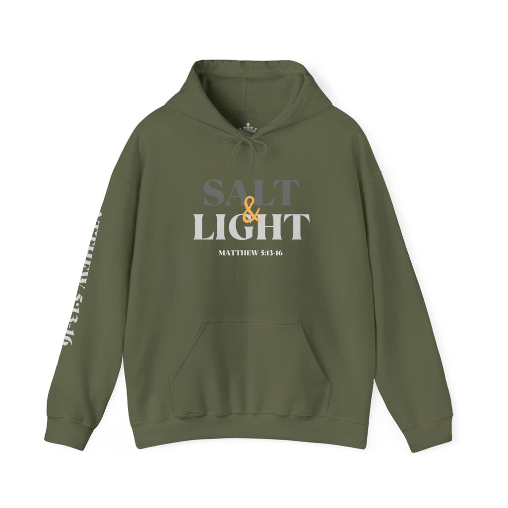 Salt And Light Hoodie-Dark Fabric Design