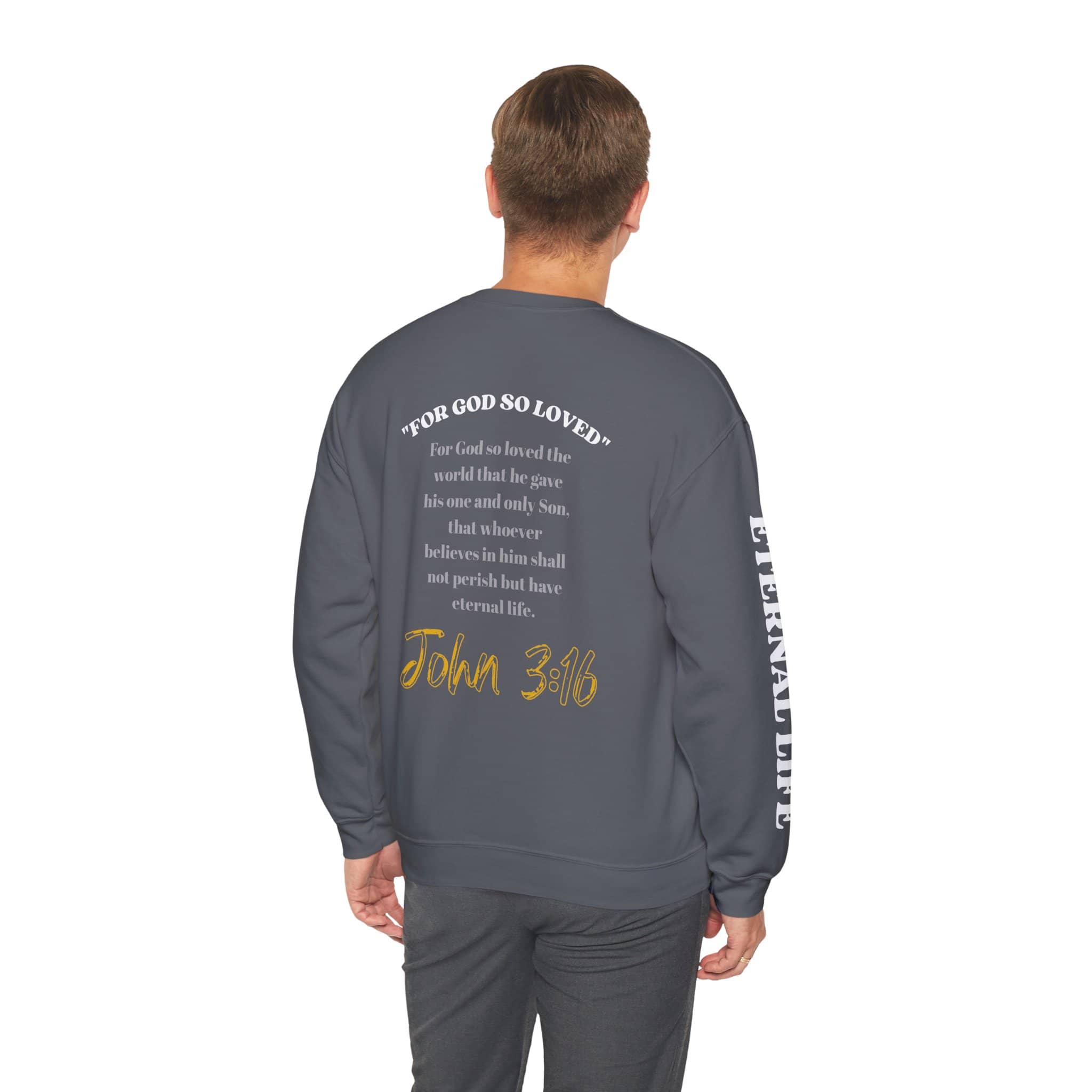 God So Loved - John 3:16 Sweatshirt