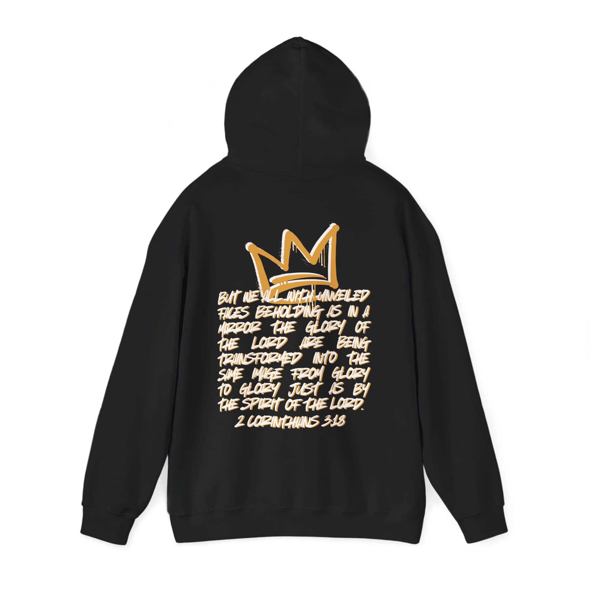 Glory to Glory Hoodie 2 Corinthians 3:18 Design