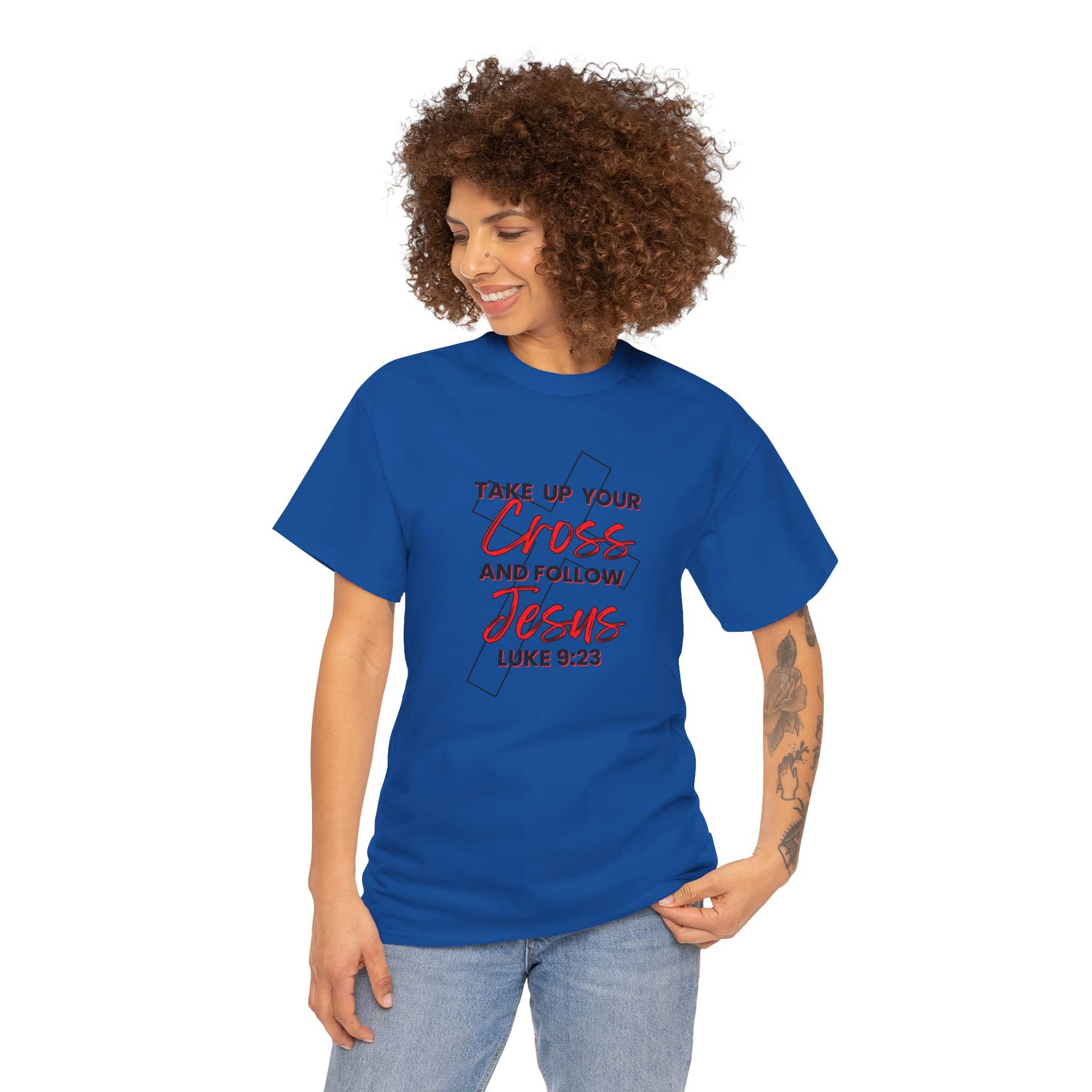 "Take up Your Cross" Heavy Cotton Shirt