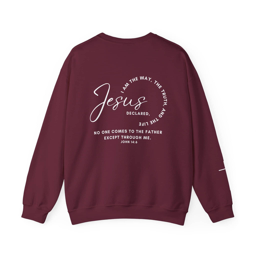 Jesus: The Way, The Truth, The Life Sweatshirt | Logos Co.