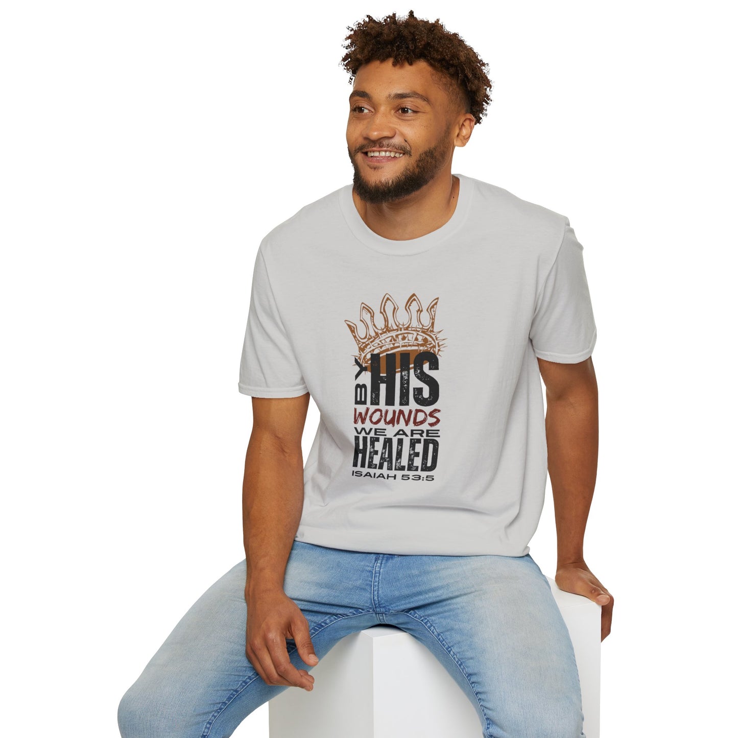Christ Our Healer - Isaiah 53:5 Men's Apparel