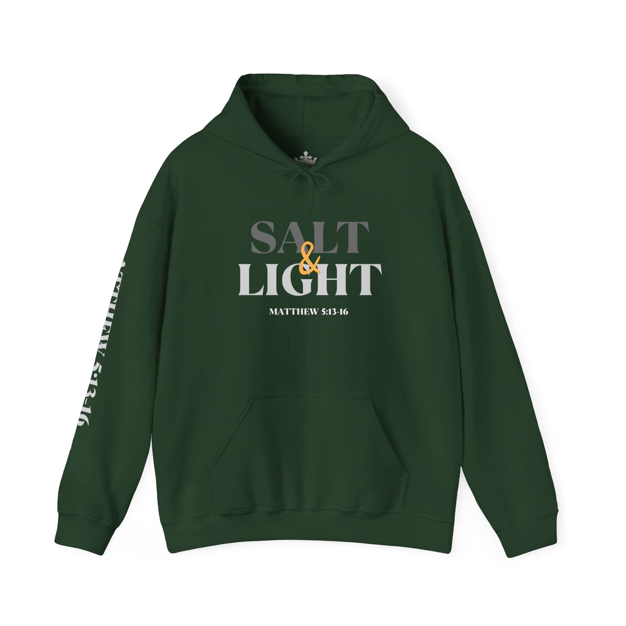 Salt And Light Hoodie-Dark Fabric Design