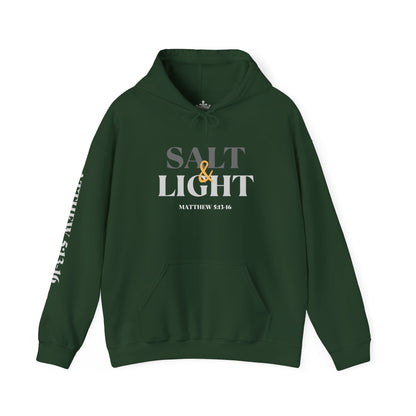Salt And Light Hoodie-Dark Fabric Design