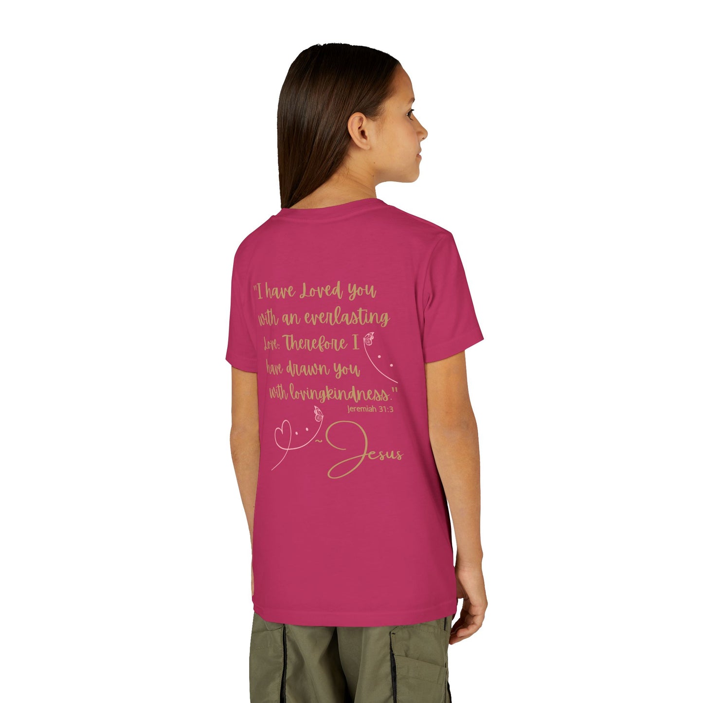 Jesus Loves Me Youth Shirt - Scripture Girls Tee