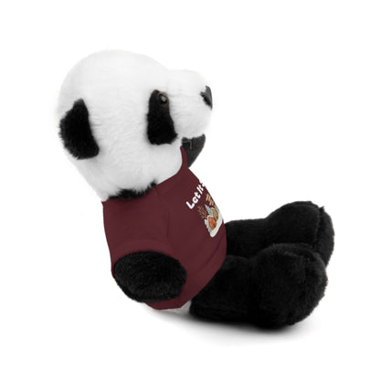 Christmas Plush Toy with "Let It Snow" Tee - Soft Cuddly Gift for Kids