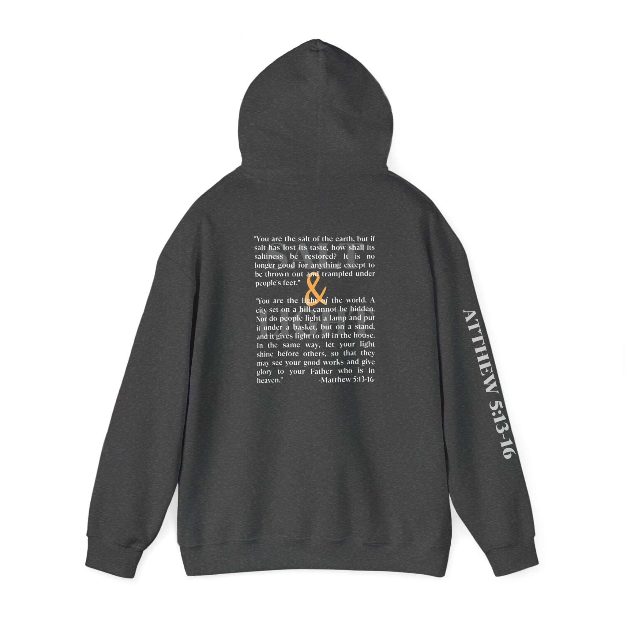 Salt And Light Hoodie-Dark Fabric Design