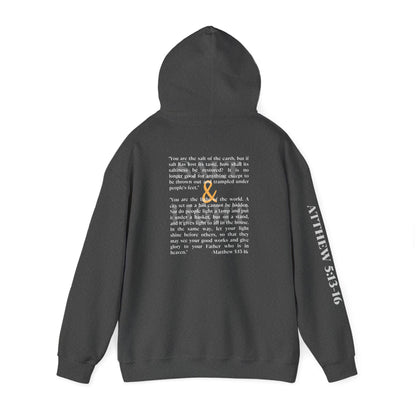 Salt And Light Hoodie-Dark Fabric Design