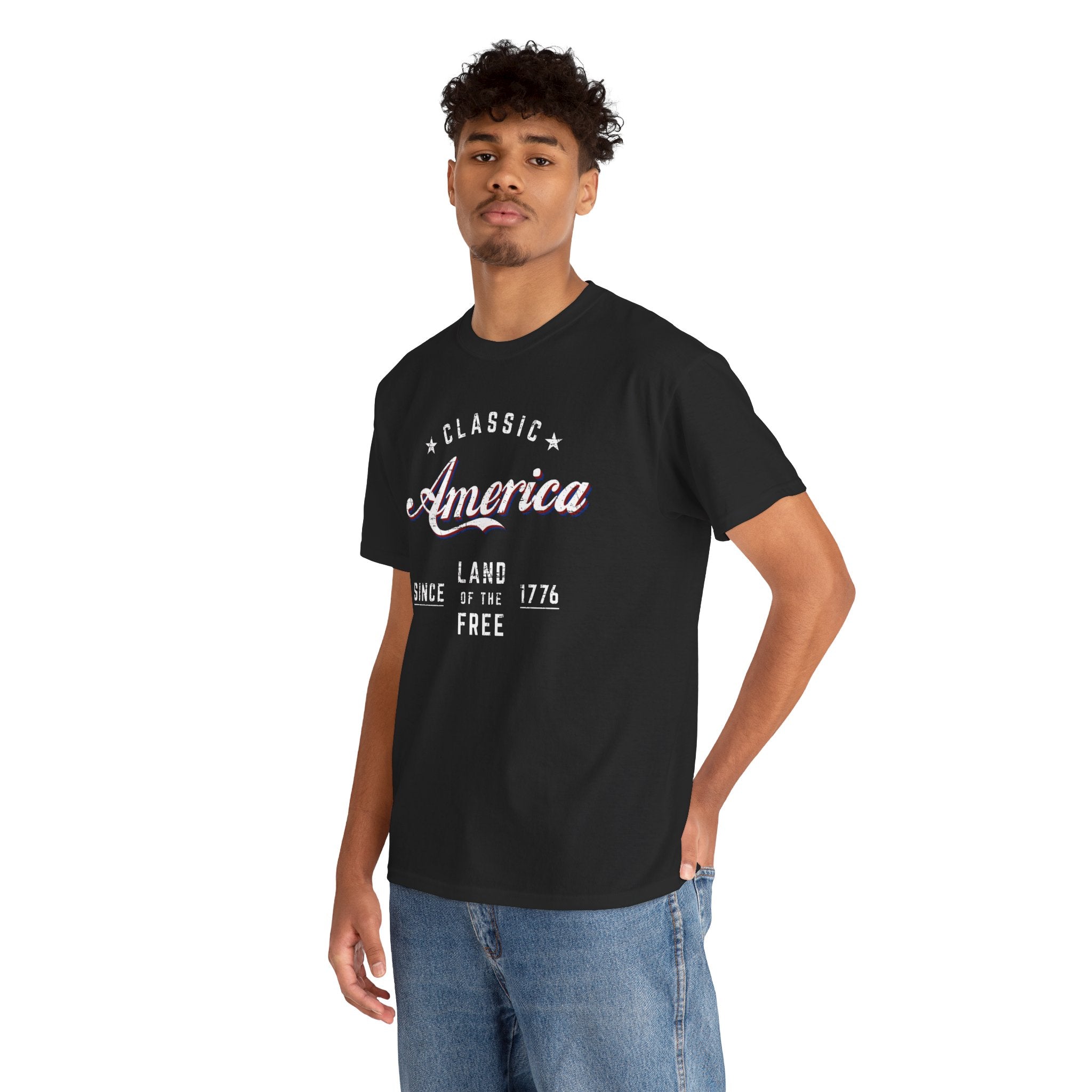 "Land of the Free" — Patriotic 250th Anniversary T-Shirt (Classic America, Since 1776)