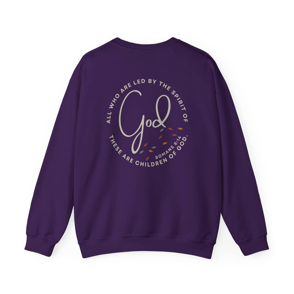 "Spirit Lead Me" Sweatshirt - Dark Fabric Design