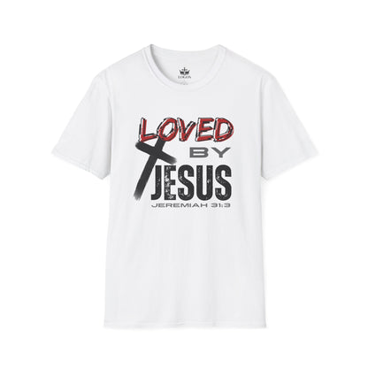 Loved By Jesus Christian Graphic T-Shirt