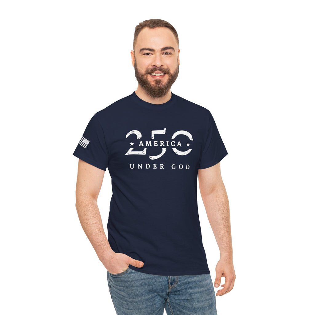 "One Nation Under God" - Patriotic 250th Anniversary T-Shirt