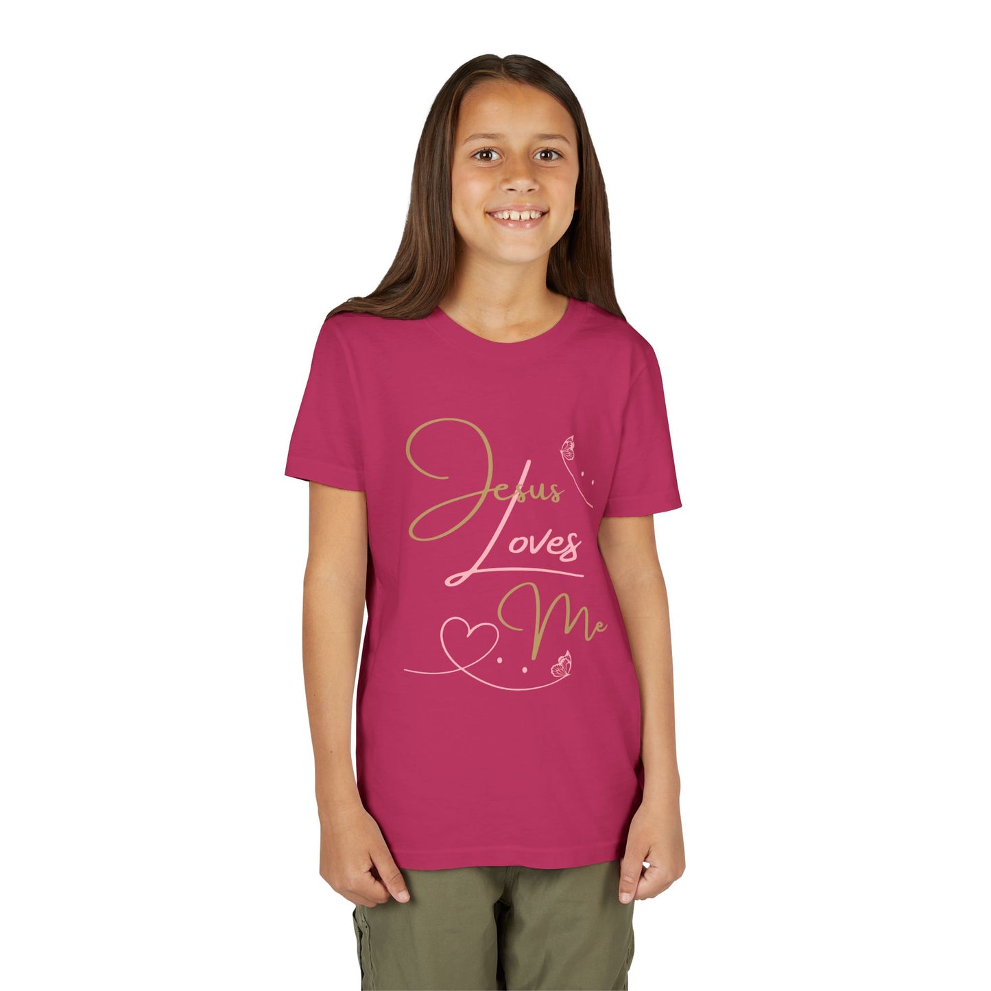 Jesus Loves Me Youth Shirt - Scripture Girls Tee