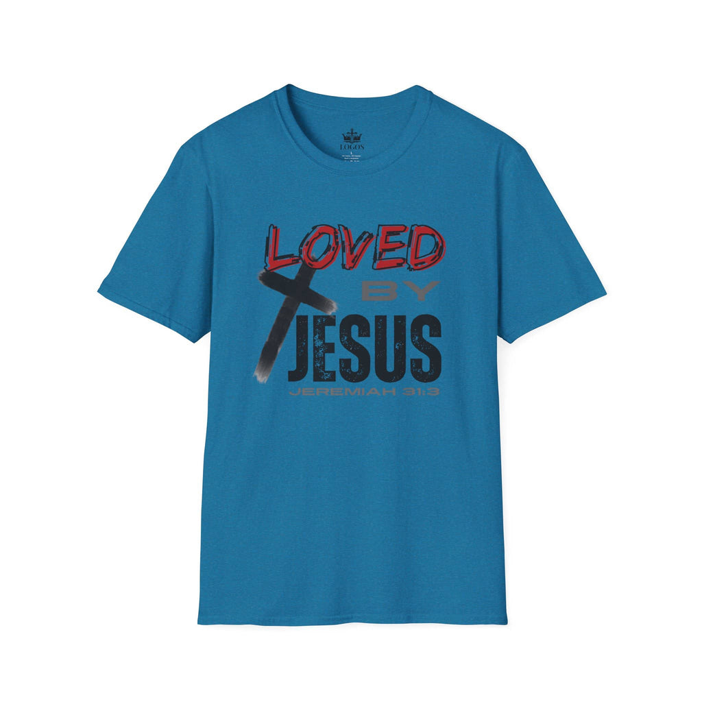 Loved By Jesus Christian Graphic T-Shirt