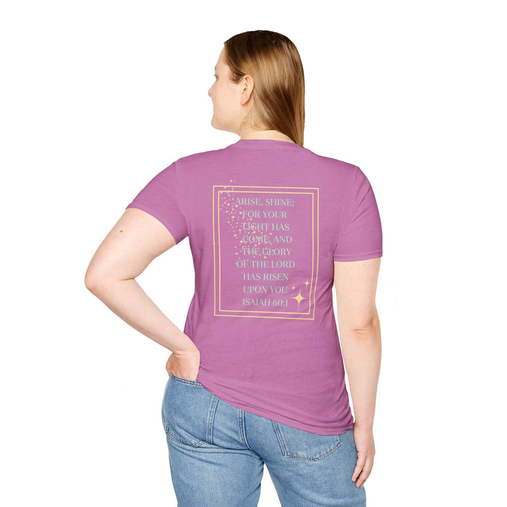 Arise And Shine T Shirt Featuring Isaiah 60:1