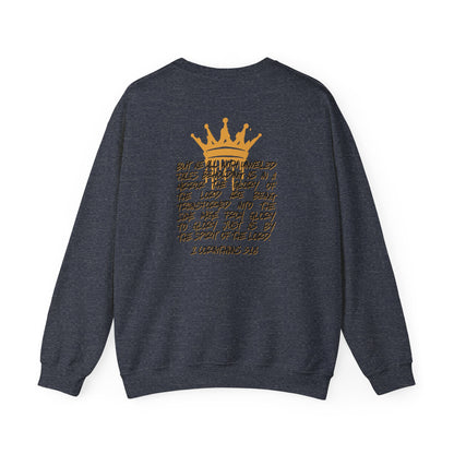 "Glory to Glory" Women's Sweatshirt- 2 Corinthians 3:18
