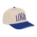 "LOGOS" - Royal Blue Vintage Mid Profile Baseball Cap