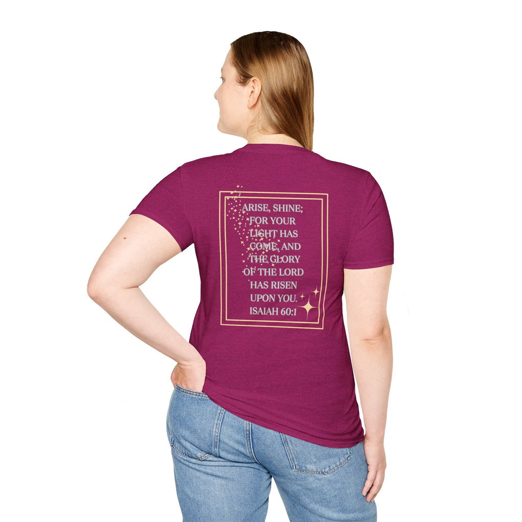 Arise And Shine T Shirt Featuring Isaiah 60:1