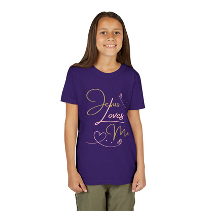 Jesus Loves Me Youth Shirt - Scripture Girls Tee