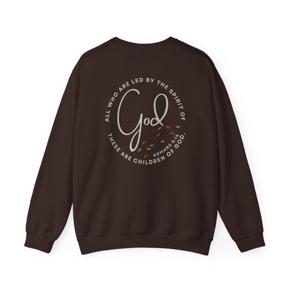 "Spirit Lead Me" (Dark Fabric Design) Women's Sweatshirt