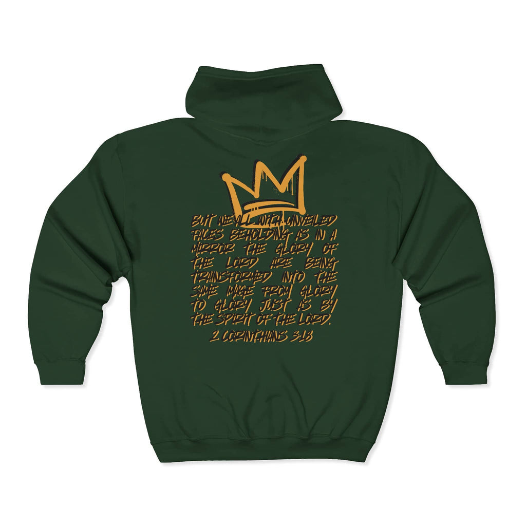 Christian Zip Up Hoodie - Glory to God