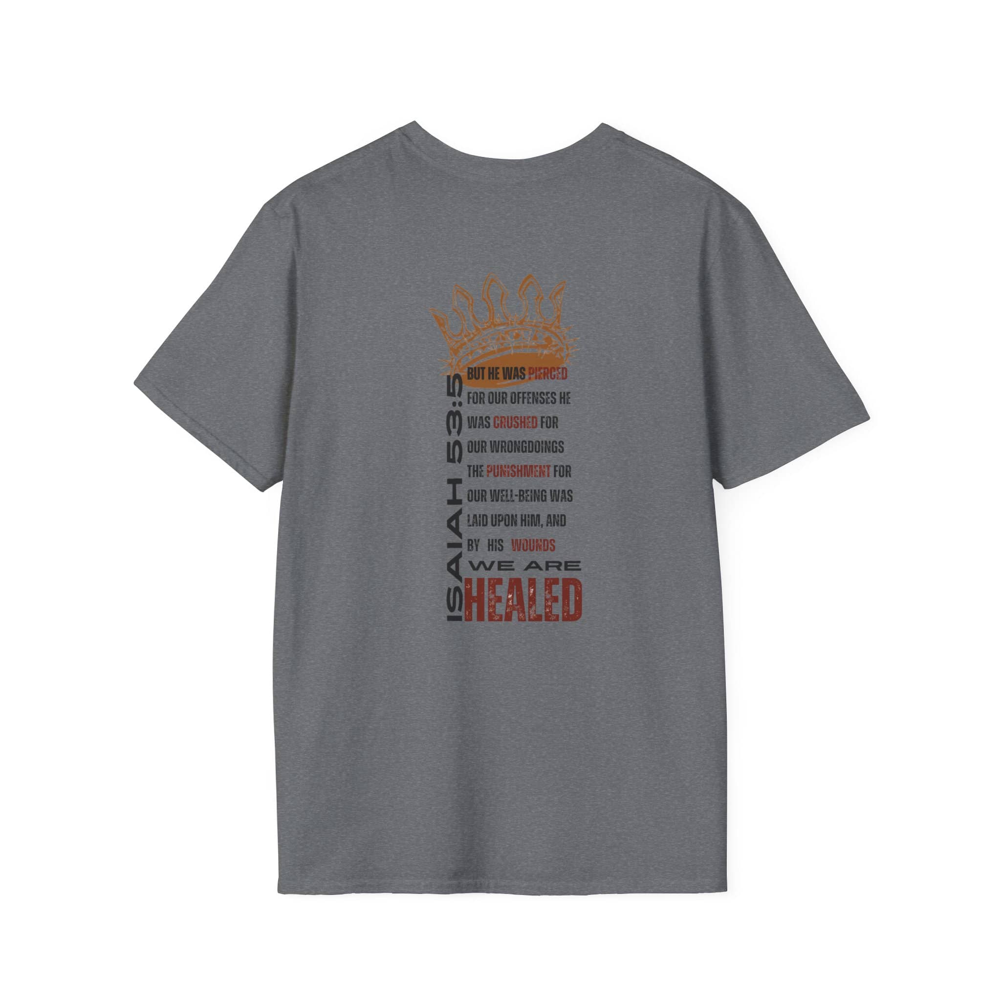 Christ Our Healer - Isaiah 53:5 Men's Apparel