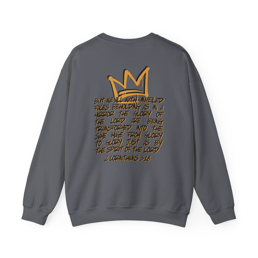 Glory to Glory apparel - 2 Corinthians 3:18 Sweatshirt