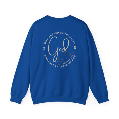 "Spirit Lead Me" (Dark Fabric Design) Women's Sweatshirt