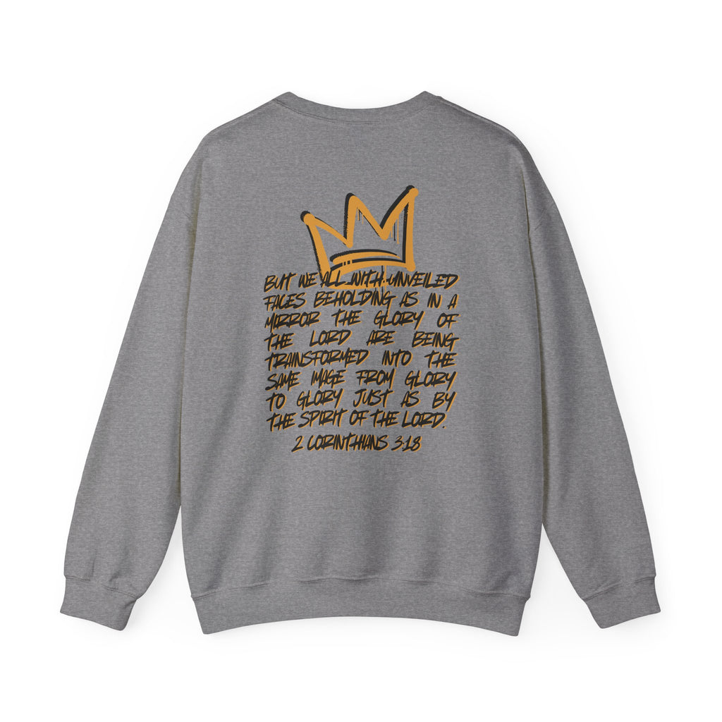 Glory to Glory apparel - 2 Corinthians 3:18 Sweatshirt