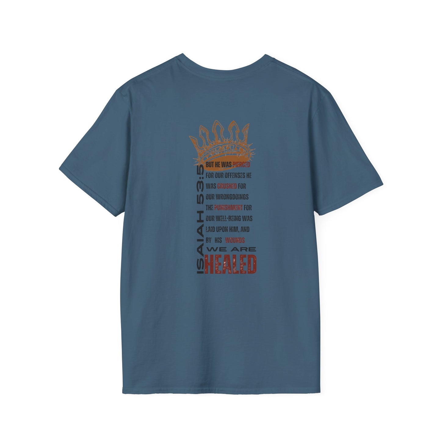Christ Our Healer - Isaiah 53:5 Men's Apparel