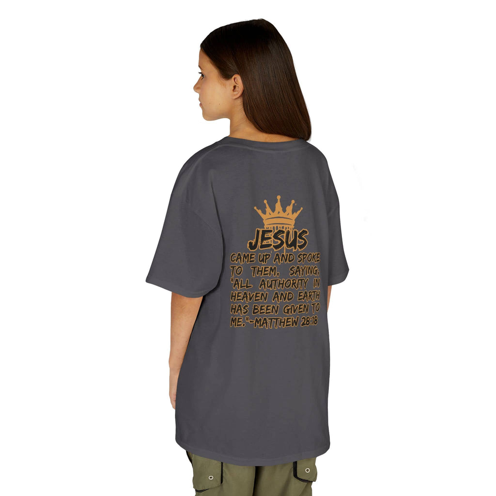 Christ Our KIng - Christian Junior Kids T-Shirt by Logos Co.