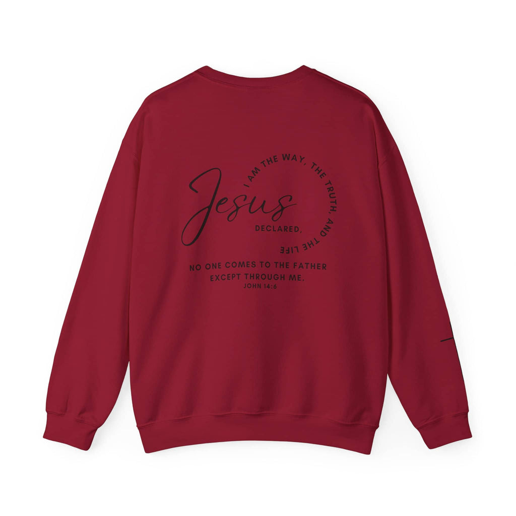 Jesus: The Way, The Truth, The Life Sweatshirt | Logos Co.
