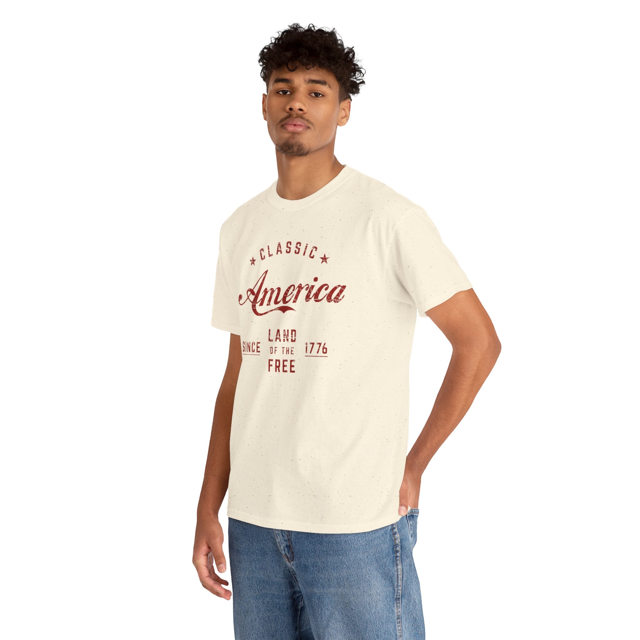 "Land of the Free" — Patriotic 250th Anniversary T-Shirt (Classic America, Since 1776)
