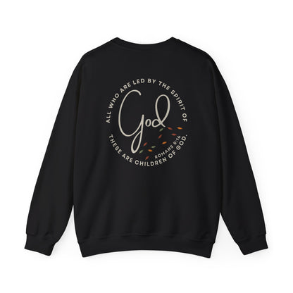 "Spirit Lead Me" (Dark Fabric Design) Women's Sweatshirt