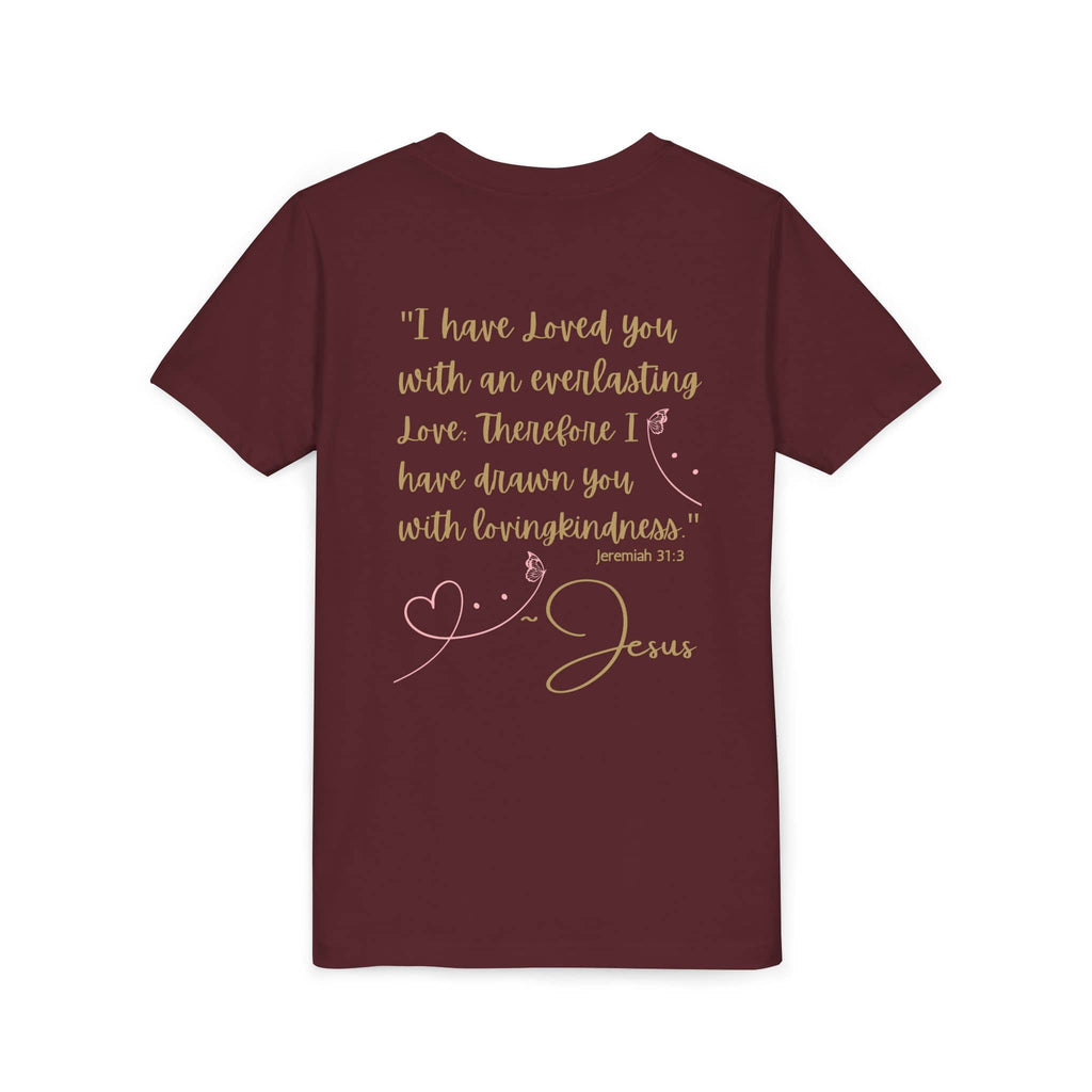 Jesus Loves Me Youth Shirt - Scripture Girls Tee