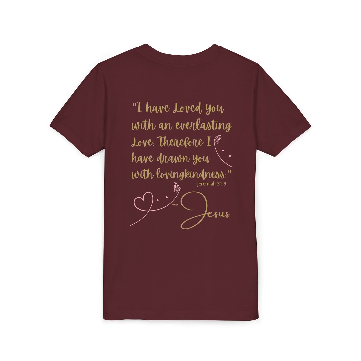 Jesus Loves Me Youth Shirt - Scripture Girls Tee