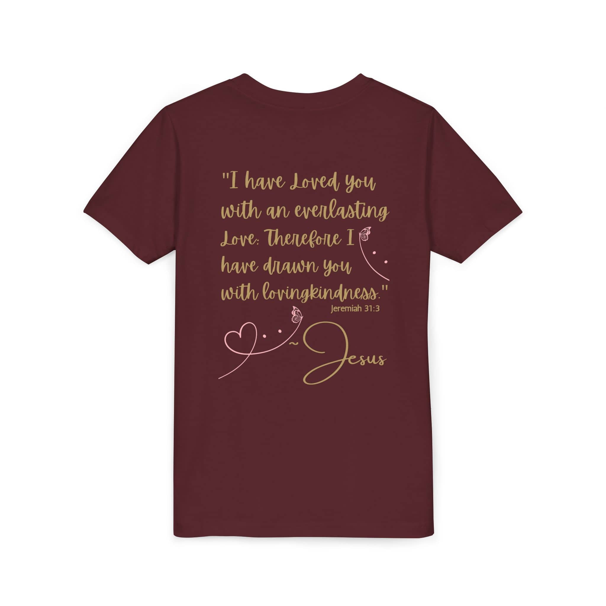 Jesus Loves Me Youth Shirt - Scripture Girls Tee