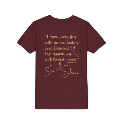 Jesus Loves Me Youth Shirt - Scripture Girls Tee