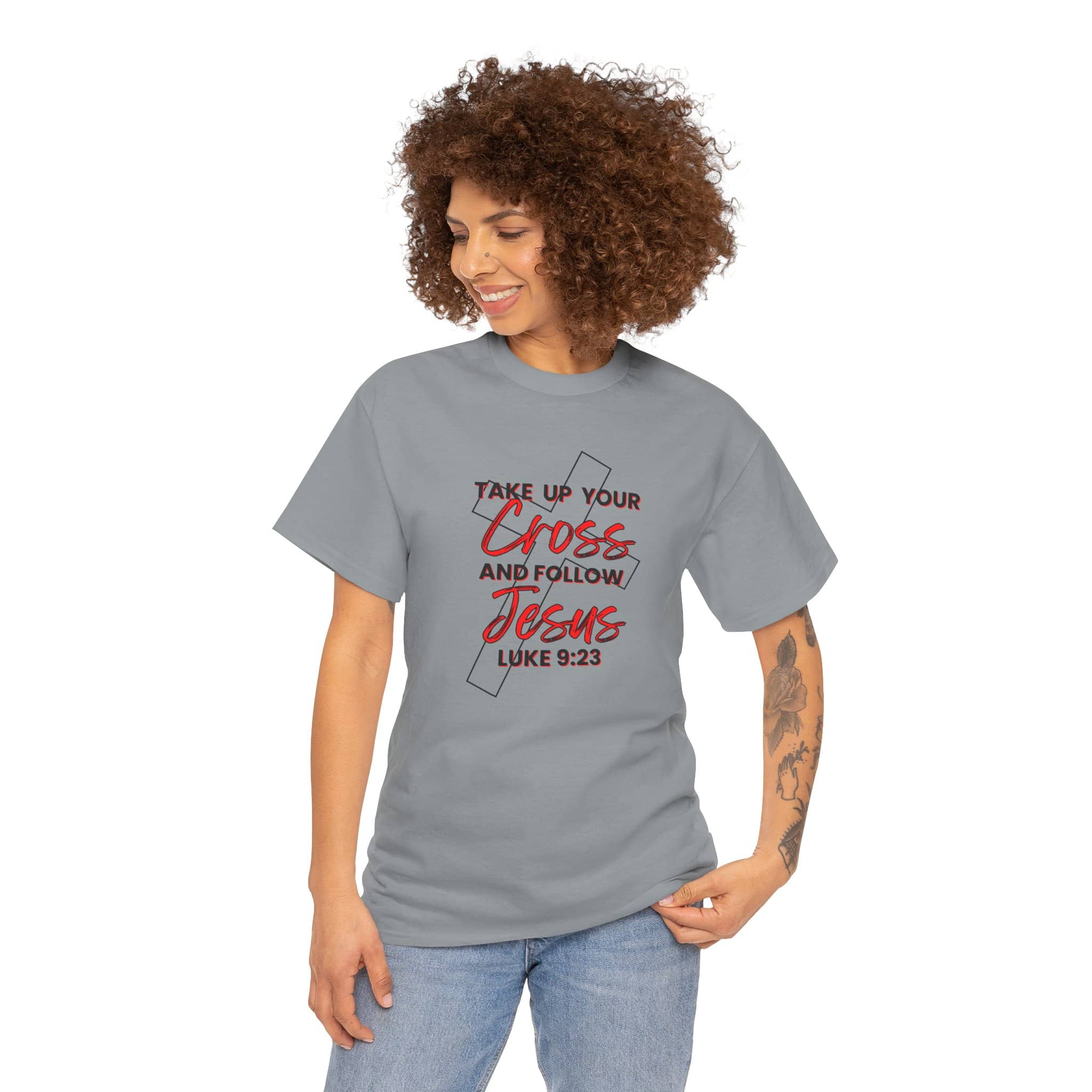 "Take up Your Cross" Heavy Cotton Shirt