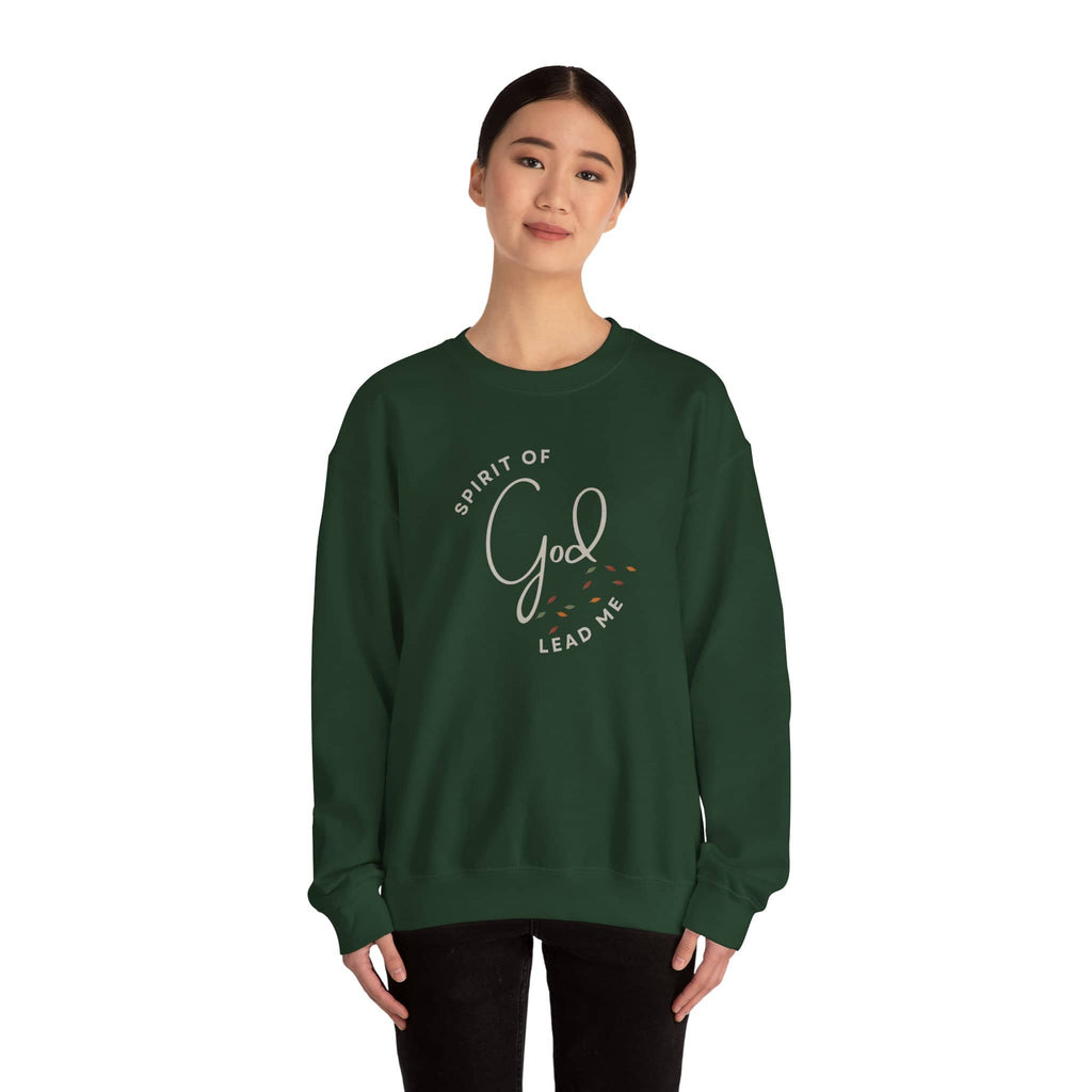 "Spirit Lead Me" Sweatshirt - Dark Fabric Design