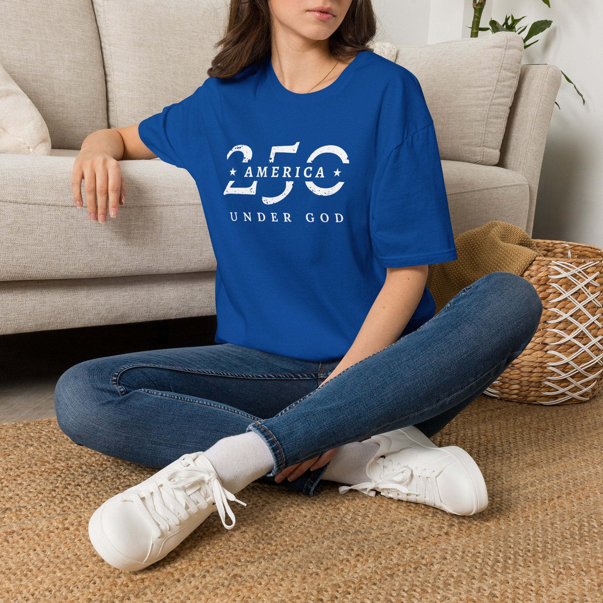 "One Nation Under God" - Patriotic 250th Anniversary T-Shirt