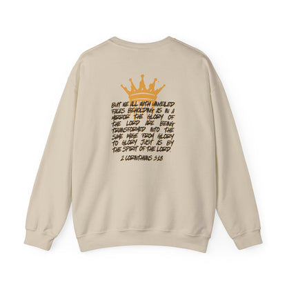 "Glory to Glory" Women's Sweatshirt- 2 Corinthians 3:18