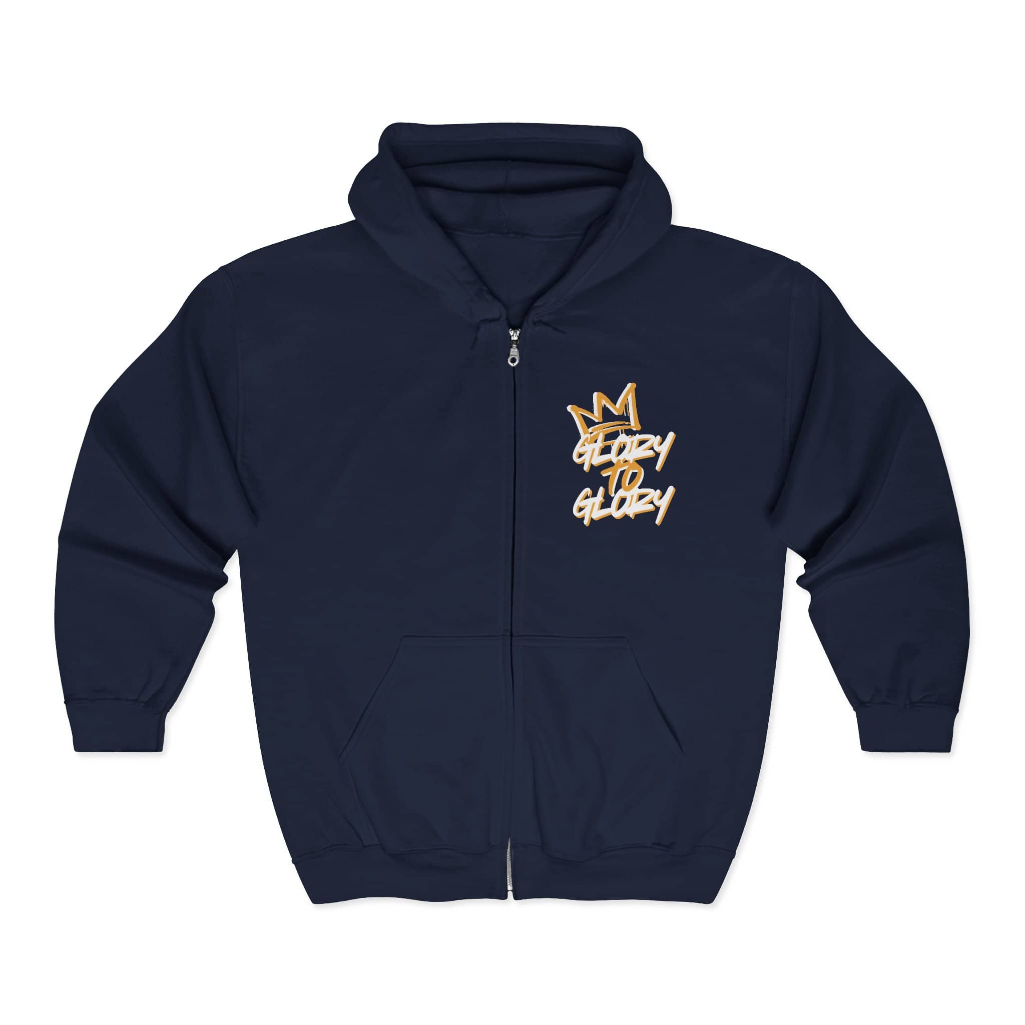 Christian Zip Up Hoodie - Glory to God