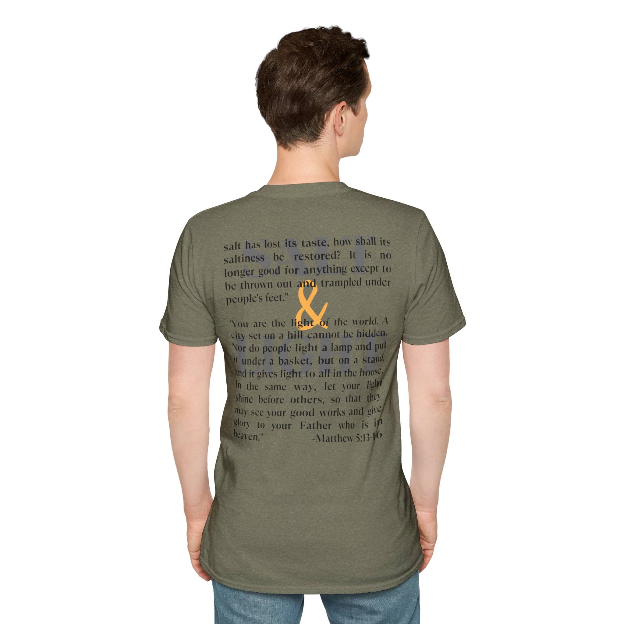Salt & Light Christian Men's Graphic Shirt By Logos