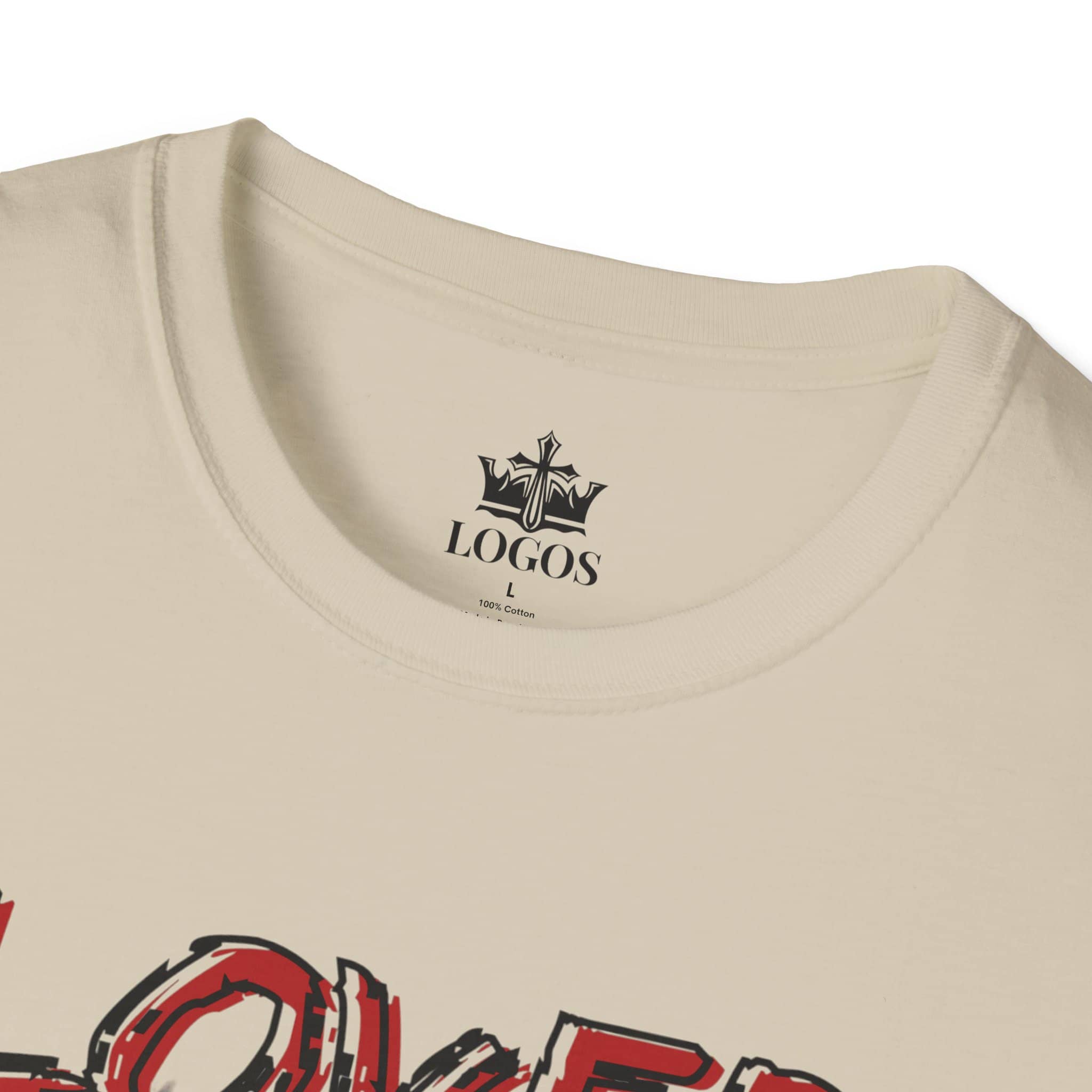 Loved By Jesus Christian Graphic T-Shirt