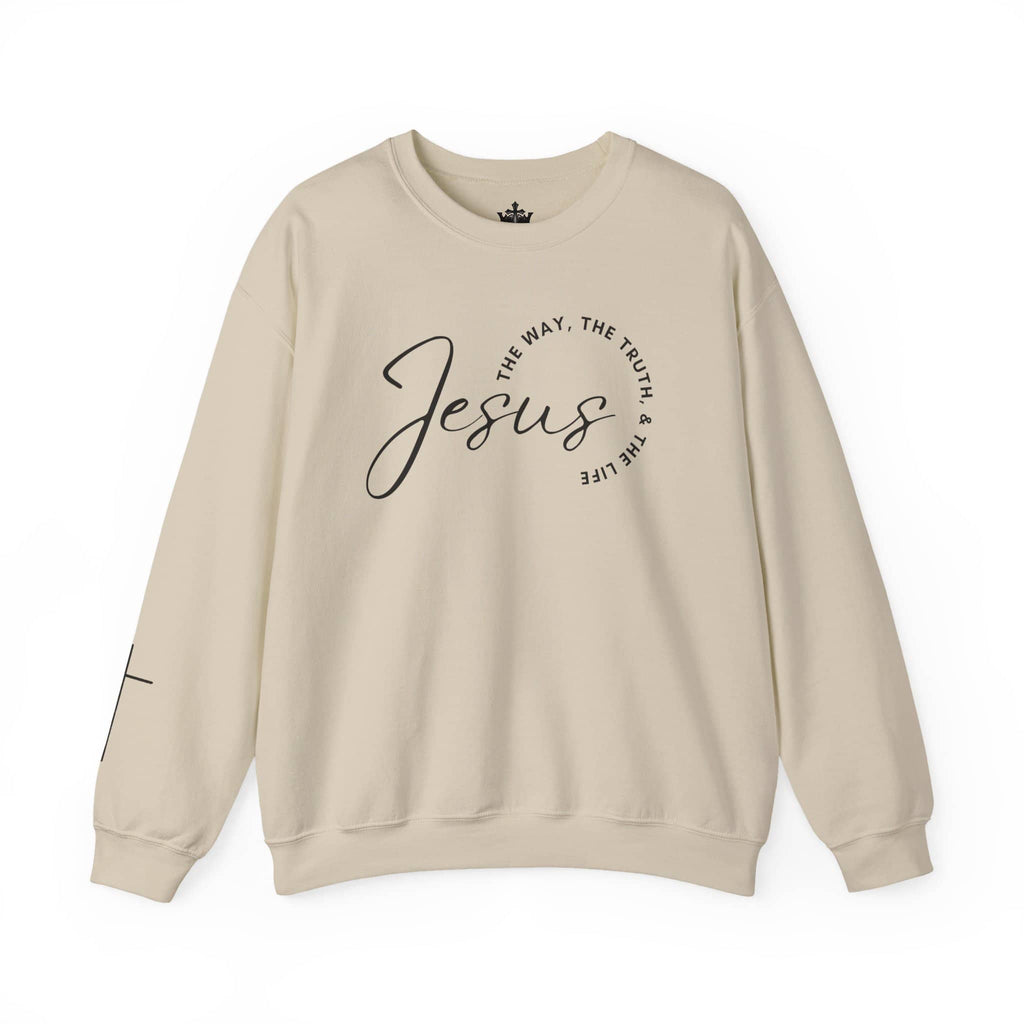 Jesus: The Way, The Truth, The Life Sweatshirt | Logos Co.