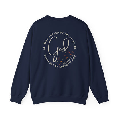 "Spirit Lead Me" (Dark Fabric Design) Women's Sweatshirt