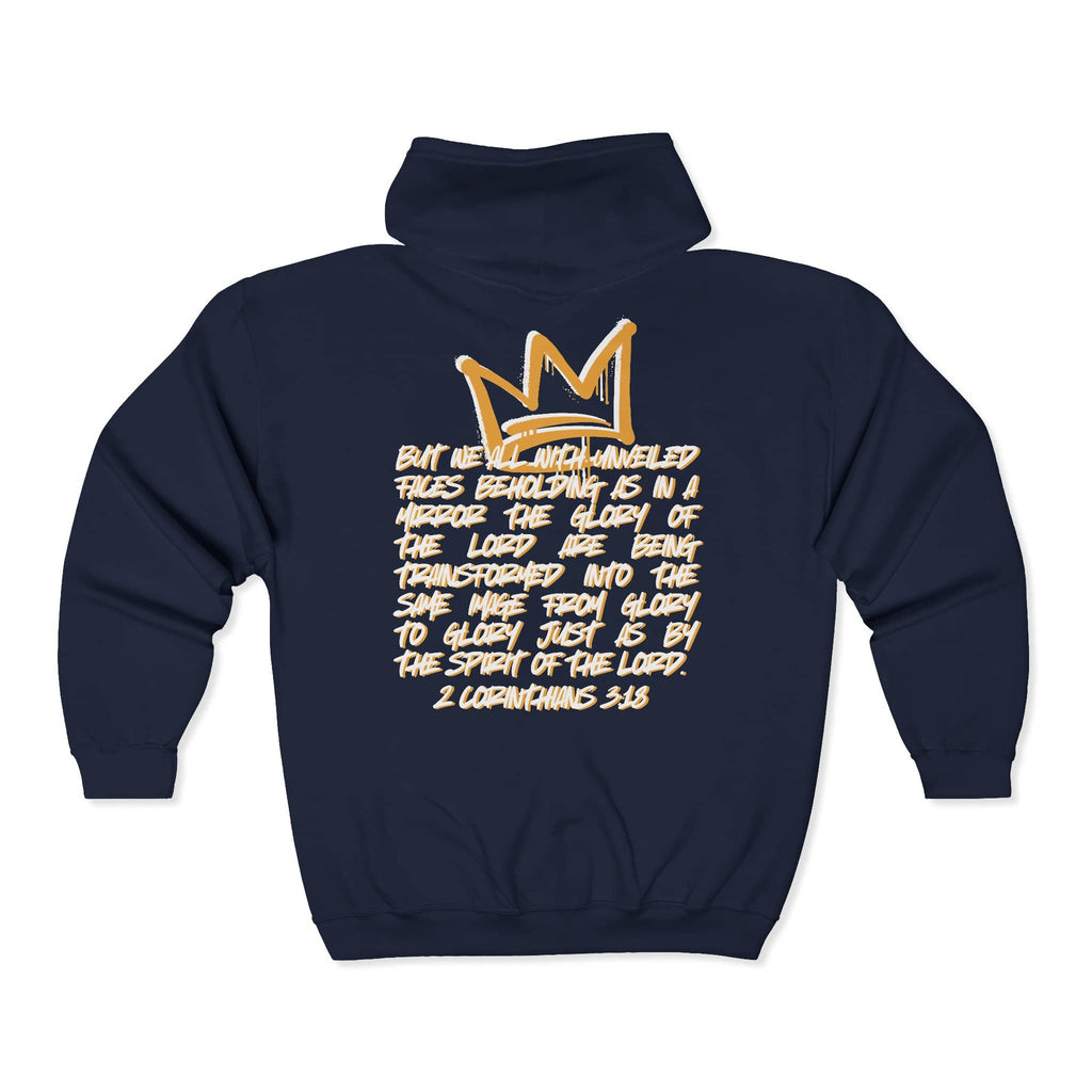 Christian Zip Up Hoodie - Glory to God
