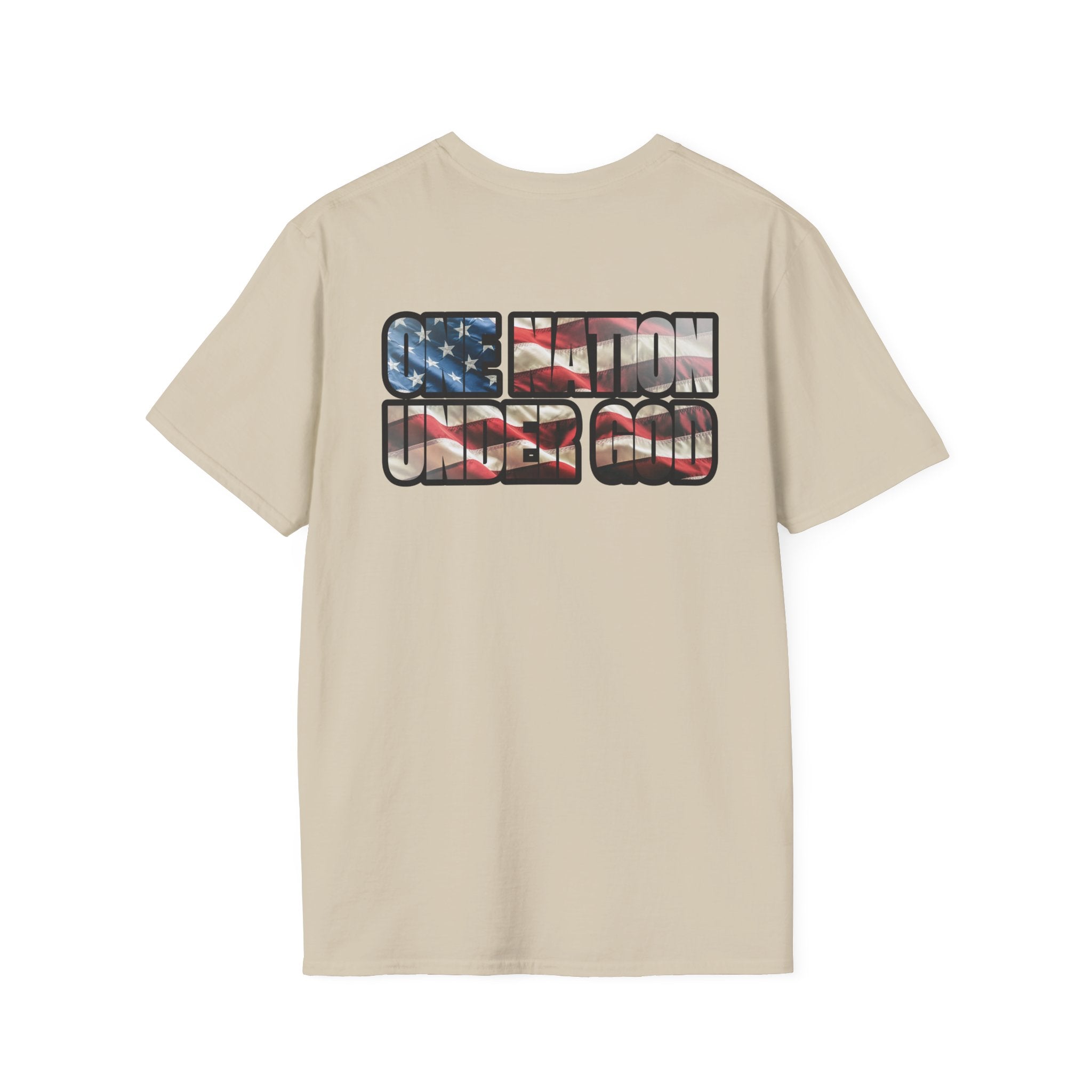 One Nation Under God Patriotic Flag T-Shirt